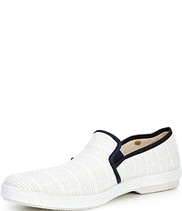 Rivieras Men's Textured Raffia Slip-On Loafers
