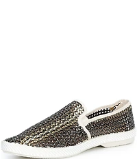 Rivieras Men's Woven Slip-On Loafers