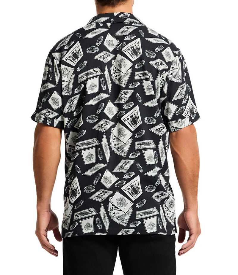 Robert Graham Full House Short Sleeve Woven Camp Shirt