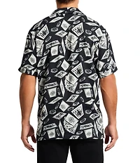 Robert Graham Full House Short Sleeve Woven Camp Shirt