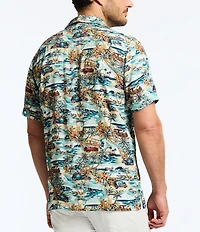 Robert Graham Getaway Short Sleeve Woven Camp Shirt