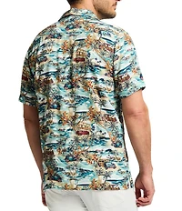 Robert Graham Getaway Short Sleeve Woven Camp Shirt