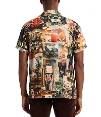 Robert Graham Harry's Place Short Sleeve Woven Camp Shirt