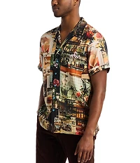 Robert Graham Harry's Place Short Sleeve Woven Camp Shirt