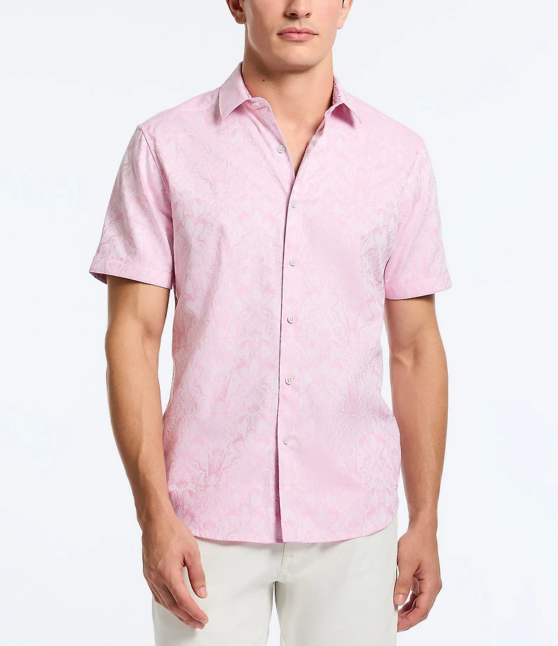 Robert Graham Highland Stretch Short Sleeve Woven Shirt