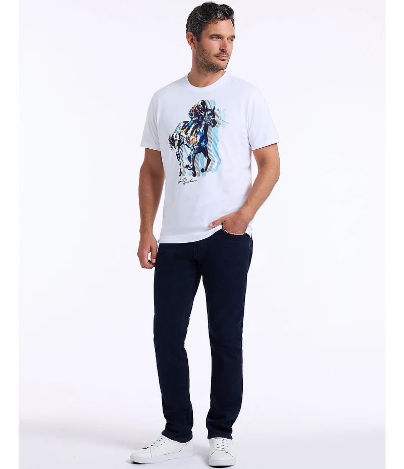Robert Graham Jockey Club Graphic Short Sleeve T-Shirt