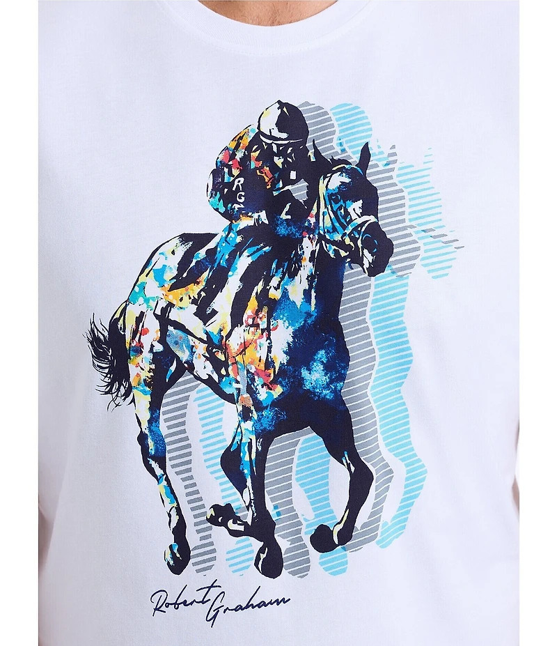 Robert Graham Jockey Club Graphic Short Sleeve T-Shirt