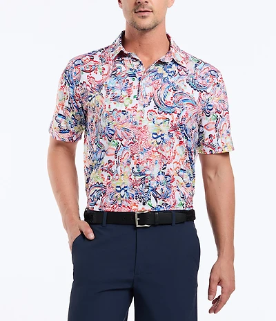 Robert Graham Oden Short Sleeve Polo Shirt