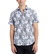 Robert Graham Pickwick Paisley Short Sleeve Woven Shirt