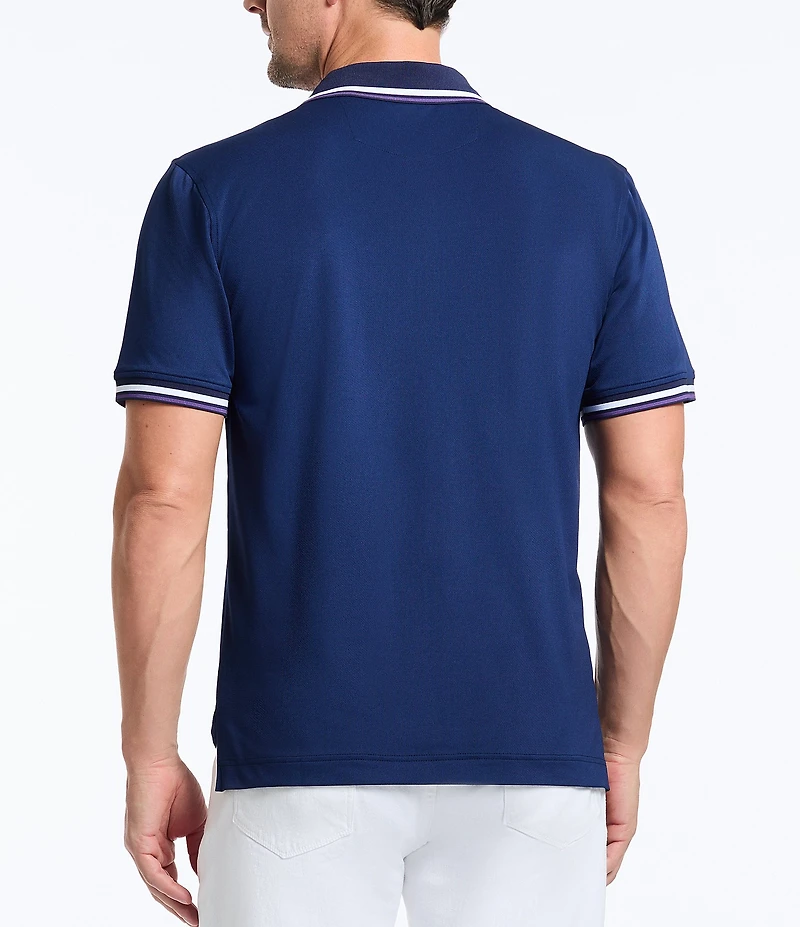 Robert Graham Poker Night Stretch Short Sleeve Polo Shirt