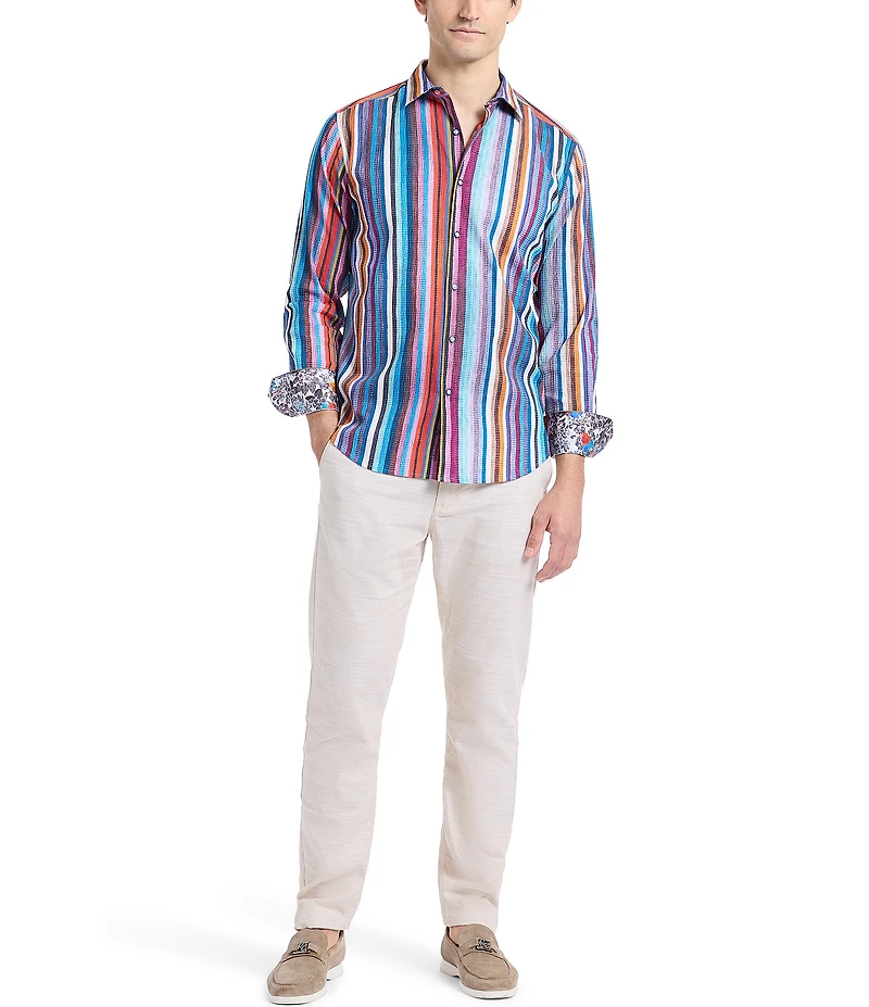 Robert Graham Pomsford Long Sleeve Woven Shirt