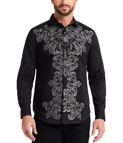 Robert Graham Superman X Robert Graham Rise Long Sleeve Woven Shirt