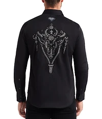 Robert Graham Superman X Robert Graham Rise Long Sleeve Woven Shirt