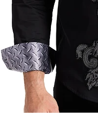 Robert Graham Superman X Robert Graham Rise Long Sleeve Woven Shirt