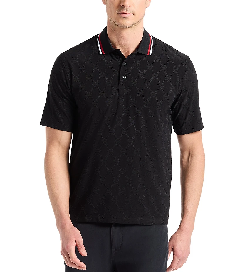 Robert Graham Superman X Robert Graham S-Shield Short Sleeve Polo Shirt