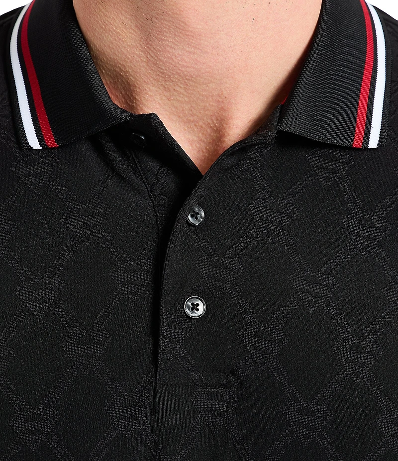 Robert Graham Superman X Robert Graham S-Shield Short Sleeve Polo Shirt