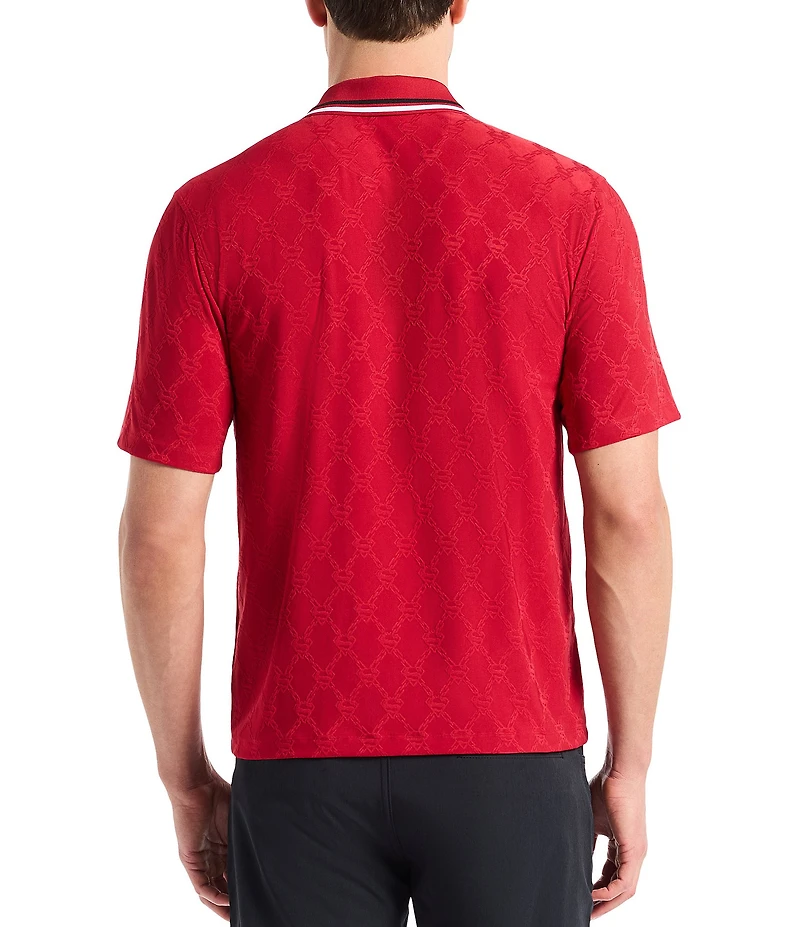 Robert Graham Superman X Robert Graham S-Shield Short Sleeve Polo Shirt