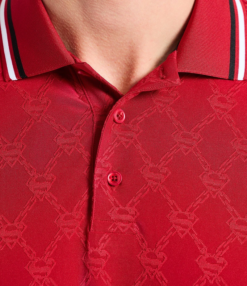 Robert Graham Superman X Robert Graham S-Shield Short Sleeve Polo Shirt