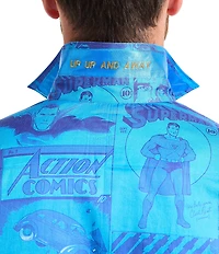 Robert Graham Superman X Robert Graham Up Up Away Long Sleeve Woven Shirt