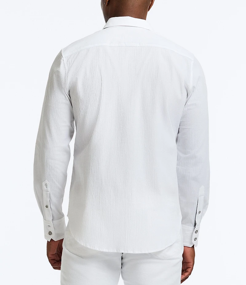 Robert Graham Thresher Seersucker Long Sleeve Woven Shirt