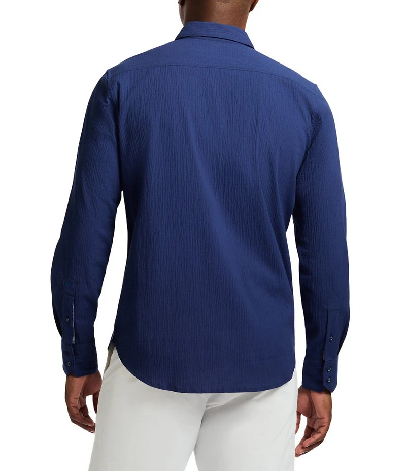 Robert Graham Thresher Seersucker Long Sleeve Woven Shirt