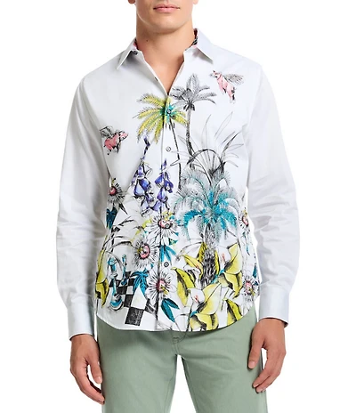 Robert Graham When Pigs Fly Long Sleeve Woven Shirt