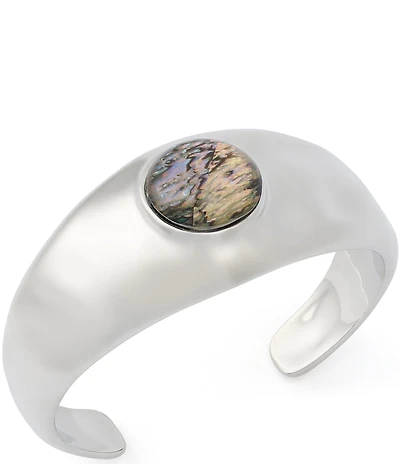 Robert Lee Morris Soho Abalone Chunky Cuff Bracelet