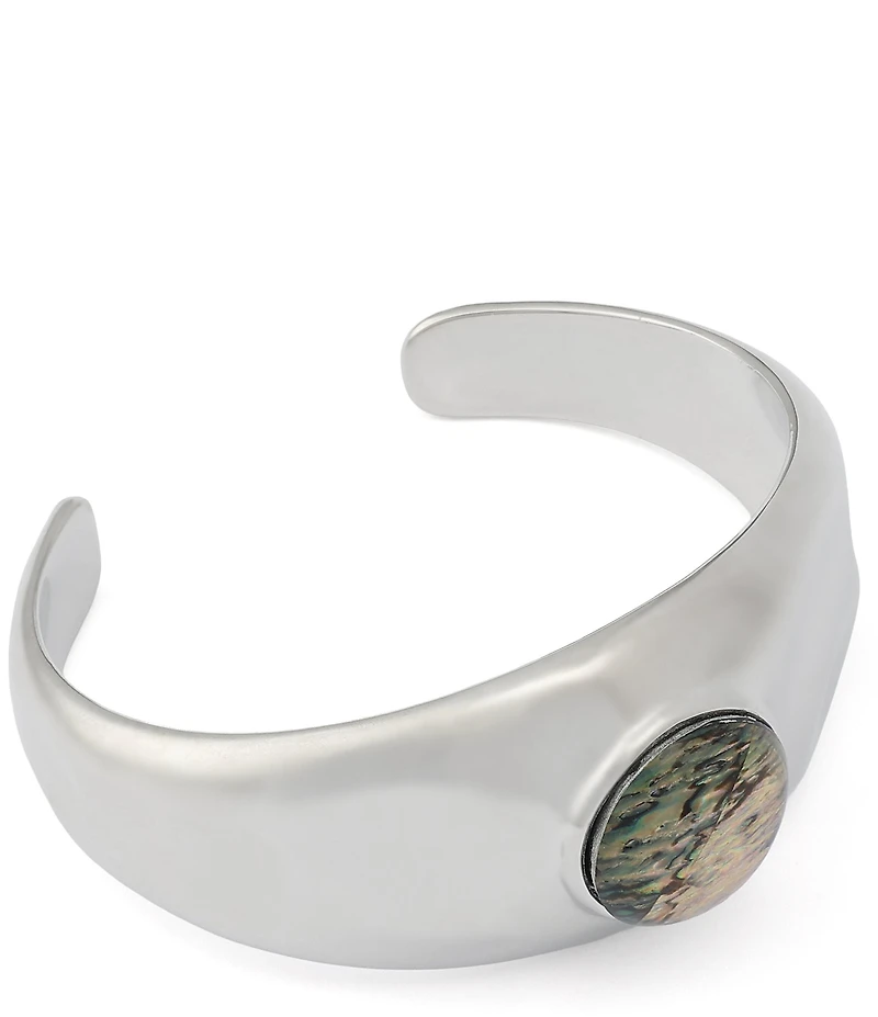 Robert Lee Morris Soho Abalone Chunky Cuff Bracelet