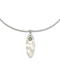 Robert Lee Morris Soho Abalone Short Pendant Necklace