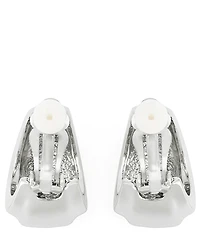 Robert Lee Morris Soho Chubby Huggie Hoop Clip Earrings