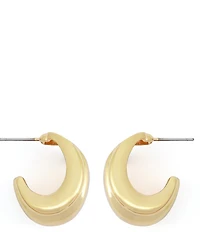 Robert Lee Morris Soho Chubby Huggie Hoop Earrings