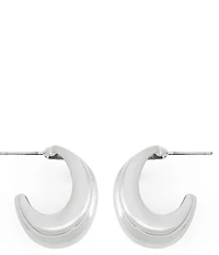 Robert Lee Morris Soho Chubby Huggie Hoop Earrings