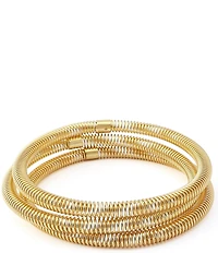 Robert Lee Morris Soho Coiled Bangle Bracelet Set