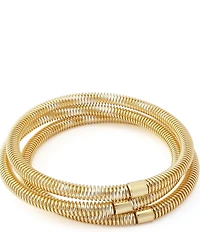 Robert Lee Morris Soho Coiled Bangle Bracelet Set
