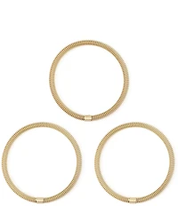 Robert Lee Morris Soho Coiled Bangle Bracelet Set