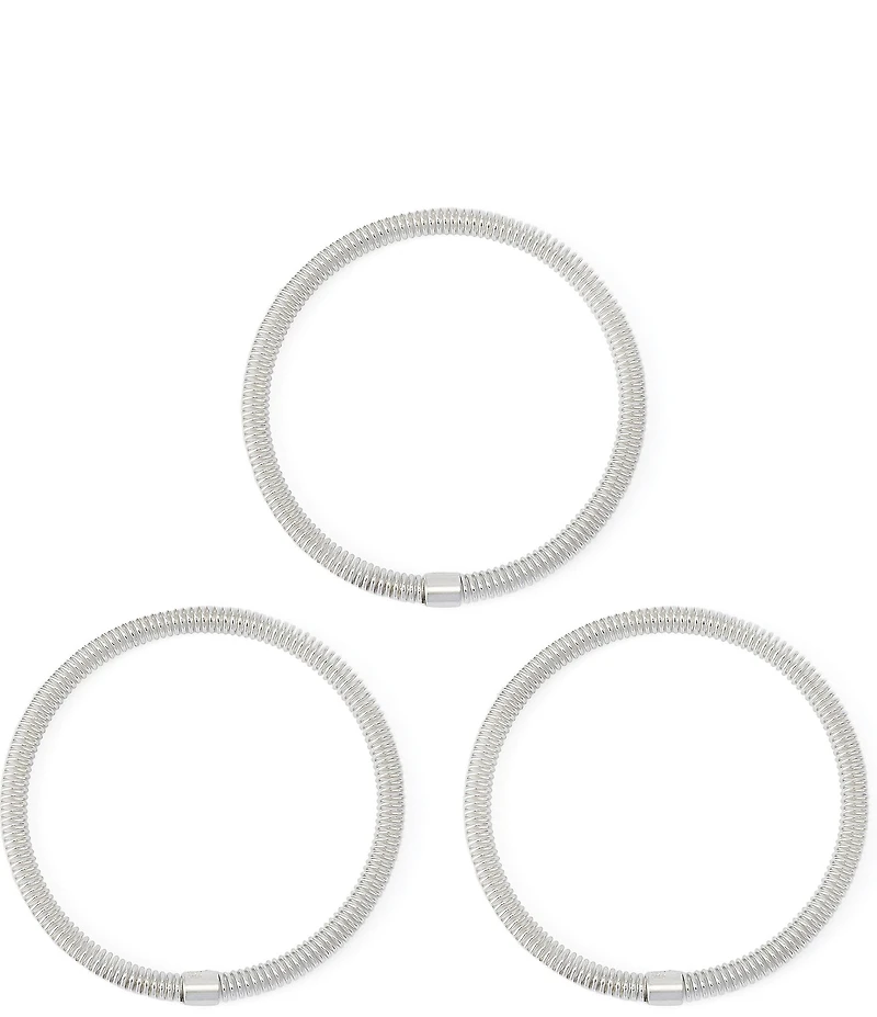 Robert Lee Morris Soho Coiled Bangle Bracelet Set