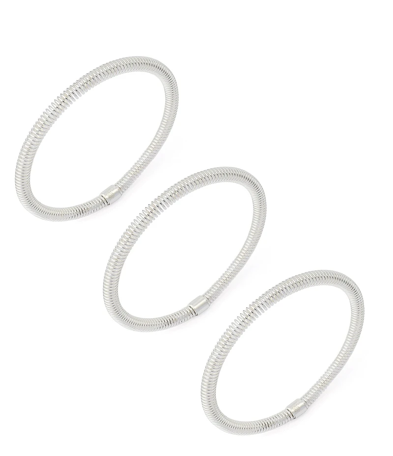 Robert Lee Morris Soho Coiled Bangle Bracelet Set