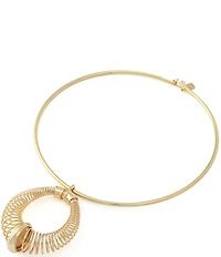 Robert Lee Morris Soho Coiled Wire Short Pendant Necklace