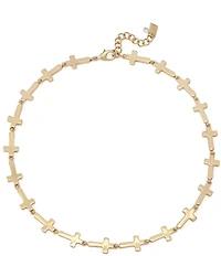 Robert Lee Morris Soho Cross Collar Necklace