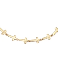 Robert Lee Morris Soho Cross Collar Necklace