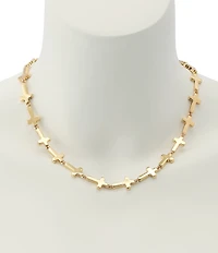Robert Lee Morris Soho Cross Collar Necklace