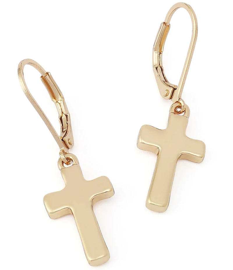 Robert Lee Morris Soho Cross Drop Earrings