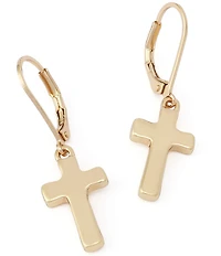 Robert Lee Morris Soho Cross Drop Earrings