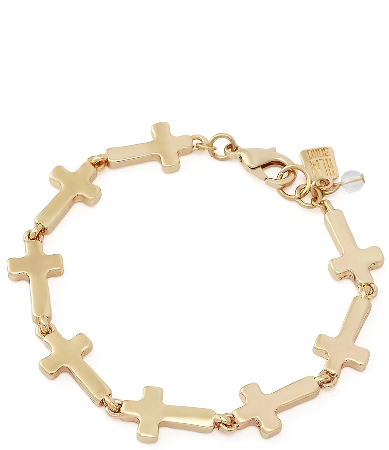 Robert Lee Morris Soho Cross Link Line Bracelet