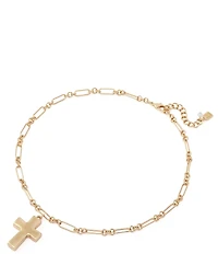 Robert Lee Morris Soho Cross Short Pendant Necklace