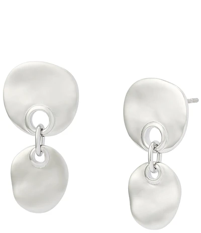 Robert Lee Morris Soho Disc Double Drop Earrings