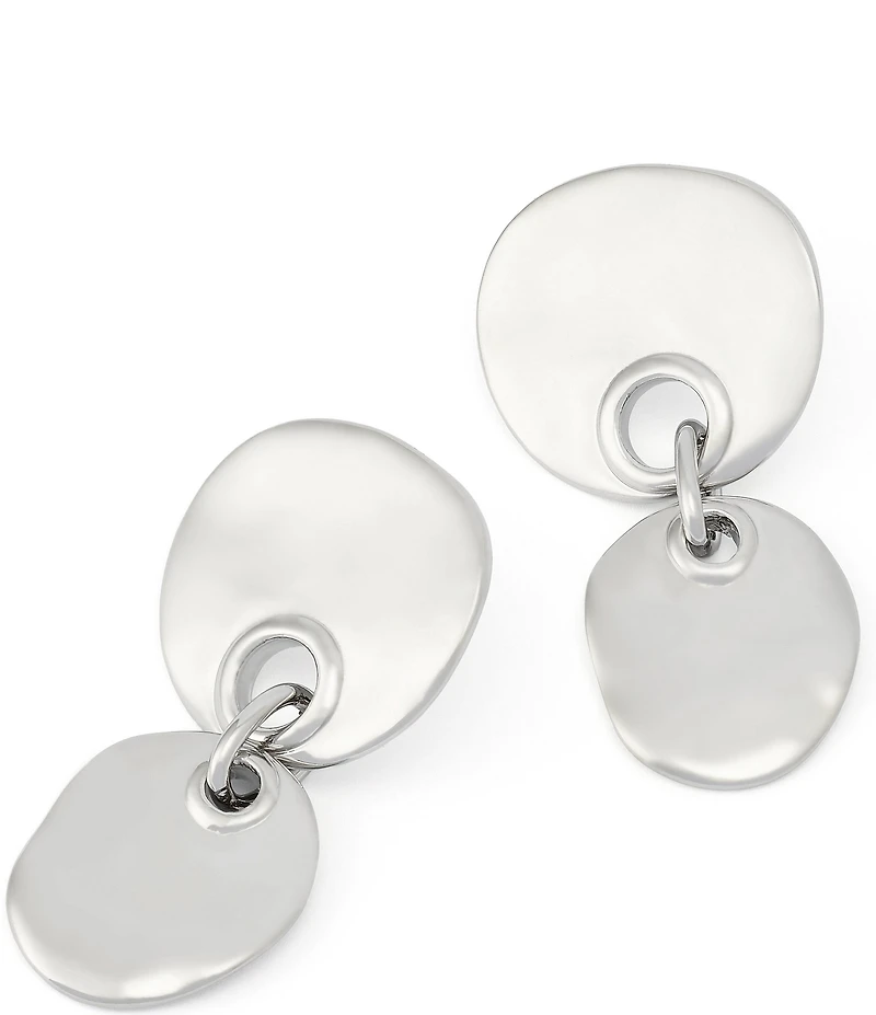 Robert Lee Morris Soho Disc Double Drop Earrings