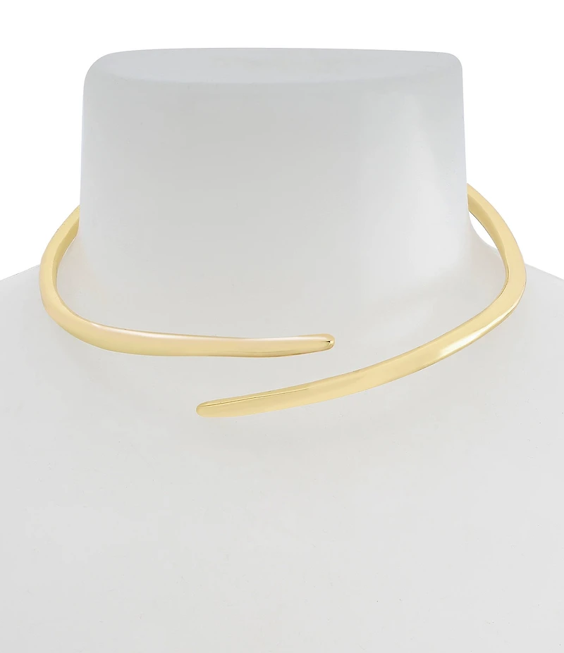 Robert Lee Morris Soho Fluid Bypass Round Collar Necklace
