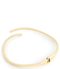 Robert Lee Morris Soho Fluid Bypass Round Collar Necklace