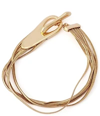 Robert Lee Morris Soho Fringe Chain Toggle Line Bracelet